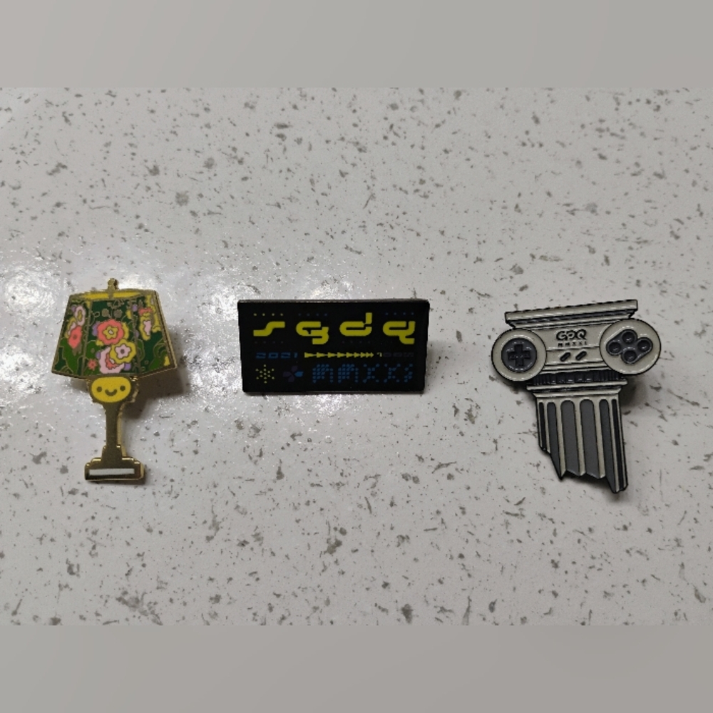 SGDQ videogame speedrun pins